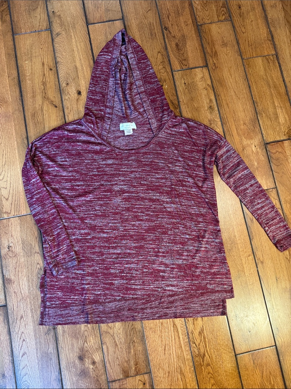 lavender field Marled Berry Knit Pullover